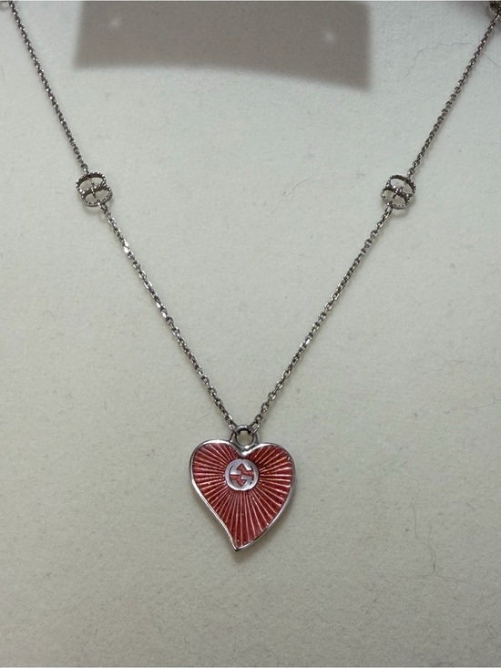 Gucci Jewelry - Gucci Heart Necklace 925 Silver